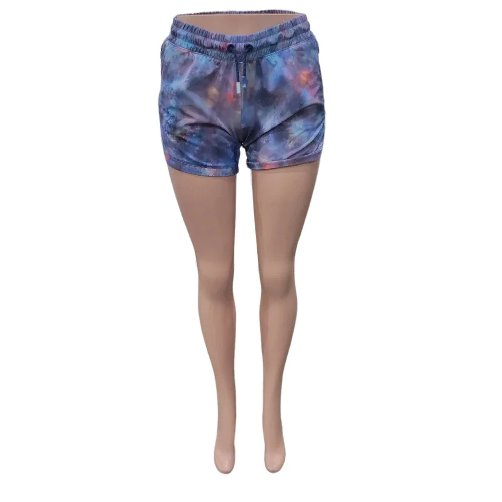 Athleta All Play Tie Dye Printed‎ Athletic Shorts Size XXL 16